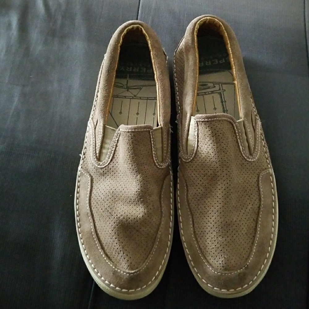 Sperry Brown/ tan color shoes Size 12 more like 13